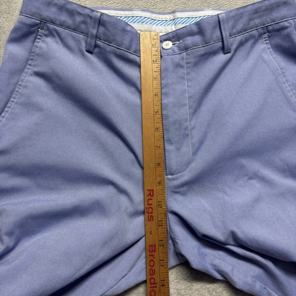 FootJoy Mens 34 Golf Performance Golf Shorts Blue 100% Nylon